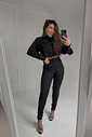 CALÇA JEANS SKINNY POWER COM ELASTANO PRETA NIAH CALÇA JEANS SKINNY POWER COM ELASTANO PRETA NIAH