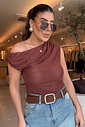 BLUSA SEM MANGA ASSIMETRICA LORENA BLUSA SEM MANGA ASSIMETRICA LORENA