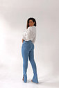 CALÇA JEANS POWER COM ELASTANO NAI NIAH