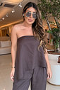 BLUSA AMPLA ASSIMÉTRICA SILVIA BLUSA AMPLA ASSIMÉTRICA SILVIA