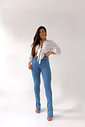 CALÇA JEANS POWER COM ELASTANO NAI NIAH