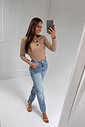 BLUSA CANELADA MANGA LONGA CARLY