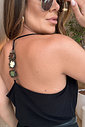 BLUSA DEGAGE DE ALÇA COM AVIAMENTO CLARI BLUSA DEGAGE DE ALÇA COM AVIAMENTO CLARI