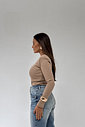 BLUSA CANELADA MANGA LONGA CARLY