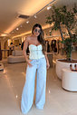 BLUSA JEANS SEM ALÇA BRENDA