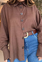 CAMISA OVERSIZED COM LINHO OLÍVIA CAMISA OVERSIZED COM LINHO OLÍVIA