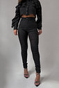 CALÇA JEANS SKINNY POWER COM ELASTANO PRETA NIAH CALÇA JEANS SKINNY POWER COM ELASTANO PRETA NIAH
