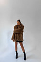 CASACO OVERSIZED DE PELO JADE CASACO OVERSIZED DE PELO JADE