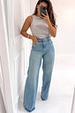 CALÇA JEANS WIDE LEG ANDRESSA MY CALÇA JEANS WIDE LEG ANDRESSA MY