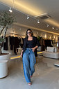 CALÇA JEANS BARREL LIZ