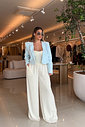 BLAZER CROPPED DE CREPE PATOU GABI BO BLAZER CROPPED DE CREPE PATOU GABI BO