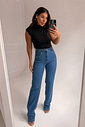 CALÇA JEANS POWER WIDE LEG STACY NIAH CALÇA JEANS POWER WIDE LEG STACY NIAH