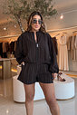 SHORT ALFAIATARIA COM PREGAS KELLY