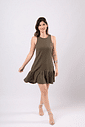 VESTIDO SIROCCO - OLIVA NOIR VESTIDO SIROCCO - OLIVA NOIR