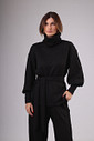 CONJUNTO GOLA ALTA TRAMA PRETO CONJUNTO GOLA ALTA TRAMA PRETO