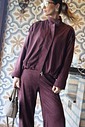 JAQUETA BORGONHA SUEDE BOMBER