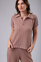 BLUSA POLO TRAMA NUDE