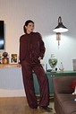 CALÇA BORGONHA SUEDE