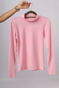 KIT BLUSA GOLA CANELADA MARROM & ROSA KIT BLUSA GOLA CANELADA MARROM & ROSA