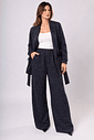 CONJUNTO KIMONO E CALÇA PANTALONA PANACHE PLUMAS - AZUL ESCÓCIA CONJUNTO KIMONO E CALÇA PANTALONA PANACHE PLUMAS - AZUL ESCÓCIA