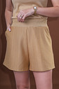 SHORTS RISCA DE GIZ DOCE DE LEITE