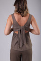 BLUSA FIORI VERDE FÓSSIL