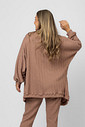 CONJUNTO CARDIGAN + CALÇA TRAMA NUDE