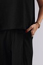 CONJUNTO PANNA PRETO BLUSA + CALÇA
