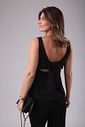 BLUSA FIORI PRETO BLUSA FIORI PRETO