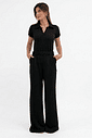 CONJUNTO POLO TRAMA PRETO