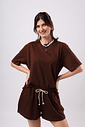 CONJUNTO EASY BREEZY MARROM CACAU