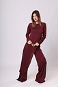 CONJUNTO ASSIMÉTRICO CASA VELATO - VERMELHO - OFERTA LIVE