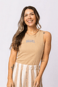 REGATA CROPPED BRASIL AMENDOA
