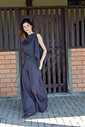 BLUSA ASSIMÉTRICA LISTRADA ALFAIATARIA