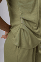 CONJUNTO EM MESCLA DE LINHO - MATCHA CONJUNTO EM MESCLA DE LINHO - MATCHA