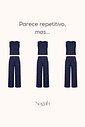 CONJUNTO PANNA MARINHO MIDNIGHT -  BLUSA + CALÇA