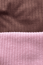 KIT BLUSA GOLA CANELADA MARROM & ROSA KIT BLUSA GOLA CANELADA MARROM & ROSA
