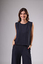 CONJUNTO PANNA MARINHO MIDNIGHT -  BLUSA + CALÇA