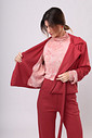 JAQUETA ENTRELINEAS - Vermelho Beso OFERTA LIVE