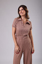 CONJUNTO POLO TRAMA NUDE