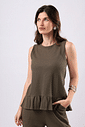 BLUSA SIROCCO - OLIVA NOIR