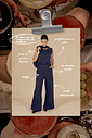 CONJUNTO PANNA MARINHO MIDNIGHT -  BLUSA + CALÇA