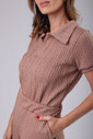 BLUSA POLO TRAMA NUDE