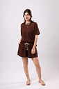 CONJUNTO EASY BREEZY MARROM CACAU