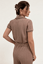 BLUSA POLO TRAMA NUDE