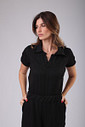 BLUSA POLO TRAMA PRETO