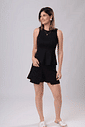 CONJUNTO REGATA PEPLUM ROMA E SHORTS TIVOLI -  PRETO