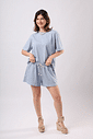 CONJUNTO EASY BREEZY AZUL ATALCADO