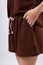 CONJUNTO EASY BREEZY MARROM CACAU
