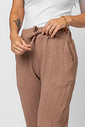 CALÇA JOGGER TRAMA NUDE